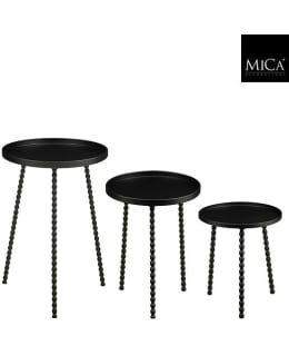 MICA SALVO 45X40CM MUSTA SIVUPÖYTÄ Main Image