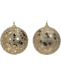 H&S ABJ443200 GLITTER 8 CM JOULUPALLO Main Image