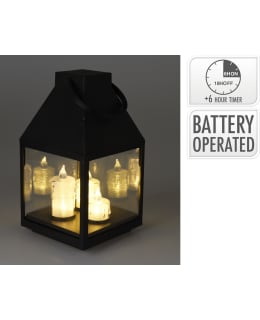 H&S 25CM LYHTY KOLMELLA LED KYNTTILÄLLÄ Main Image