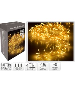 H&S SILVER WIRE WW IP44 100LED VALOSARJA Main Image