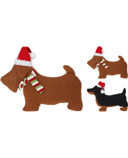 H&S ANT001870 XMAS DOGS CUSHION ASS Main Image
