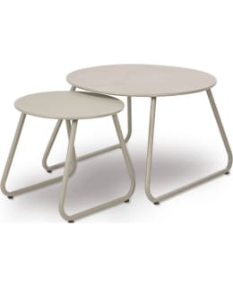 KM X99000890 SIDE TABLE SET 2PCS BEIGE Main Image