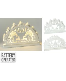 H&S XMAS SCENERY 19CM PUUKORISTE LEDVAL Main Image