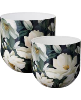 KM VASE FLOWER PRINT SET OF 2 Main Image