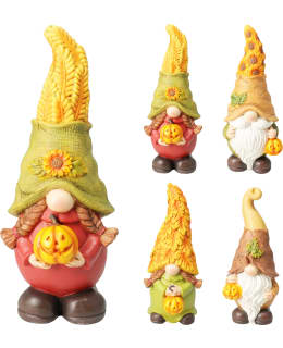 KM GNOME WITH PUMPKIN 12X30CM 4AS Main Image