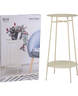 KM SIDE TABLE 2 LAYERS IRON OW Main Image