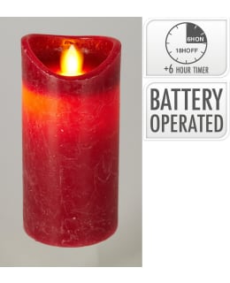 H&S 75X150MM PUNAINEN LED KYNTTILÄ Main Image