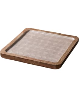 H&S A55600380 25X25X2CM DECORATIVE PLATE Main Image