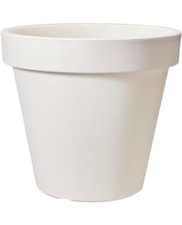 KM FLOWERPOT EK ROUND 20CM WHITE Main Image