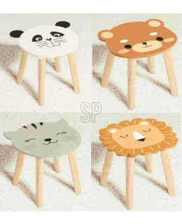 H&S DD1200070 KIDS 28X27CM ASS.STOOL Main Image