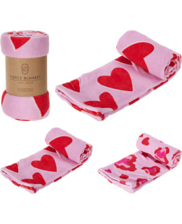 H&S HZ1250780 HEART 125X150 ASS.BLANKET Main Image