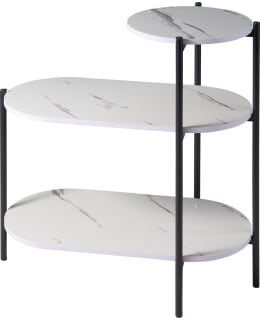 H&S DD1100310 64X33X63CM WH TABLE Main Image