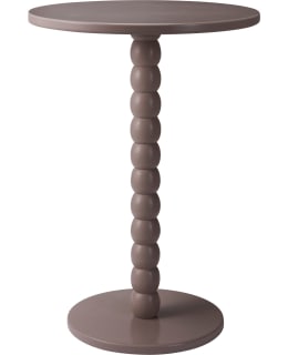 H&S HZ1259840 D35X50CM TAUPE SIDE TABLE Main Image