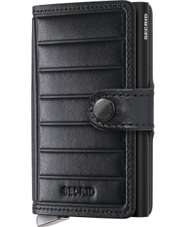SECRID MINIWALLET EMBOSS LINES BLACK+ Main Image