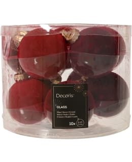 DECORIS 62273 10 KPL 6 CM JOULUPALL Main Image