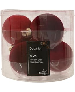 DECORIS 62285 6 KPL 8 CM JOULUPALLO Main Image