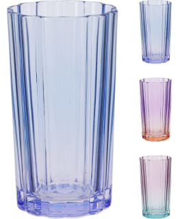 EH DRINKING GLASS 330ML 3ASS CLR Main Image