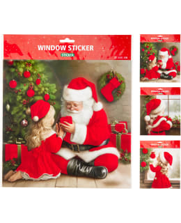 WINDOW STICKER XMAS FLOCKED IKKUNATARRA Main Image