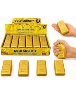 SQUEEZE GOLD BAR 13X5,5X3,5CM FIDGET Main Image
