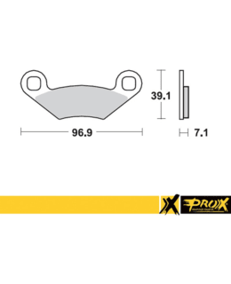 PROX REAR BRAKE PAD POLARIS 450/525 OUTL Main Image