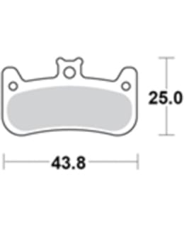 MOTO-MASTER 235-734241 BRAKE PAD BICYCLE Main Image