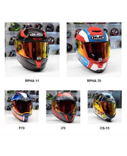 HJC 631-20-51 VISIIRI HJ-32 RED FIRE IRI Main Image