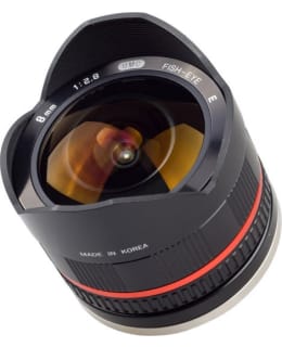 Samyang 8mm f/2.8 II Fuji X musta objektiivi Main Image