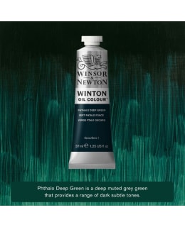 W&N 048 PHTHALO DEEP GREEN 37ML ÖLJYVÄRI Main Image