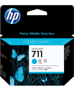 HP 3X 711 INK CYAN MUSTEKASETTI Main Image