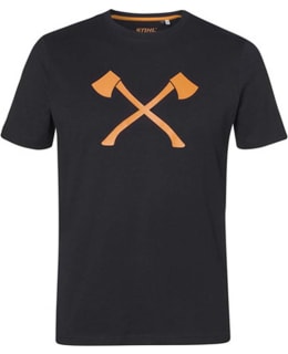 STIHL Timbersports Axe musta T-paita Main Image