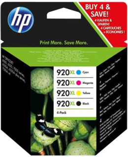 HP INK 920XL OFFICEJET CMYK COMBO PACK Main Image