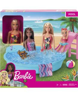 BARBIE POOL PLAYSET NUKKE JA UIMA-ALLAS Main Image