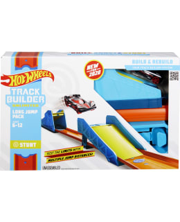 Hot Wheels Track Builder Long Jump hyppyripaketti ja pikkuauto Main Image
