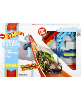 Hot Wheels Track Builder Speedy Clamp vauhtirata ja pikkuauto Main Image