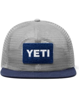 YETI VELCRO BADGE FLAT BRIM MESH GRY/NAV Main Image