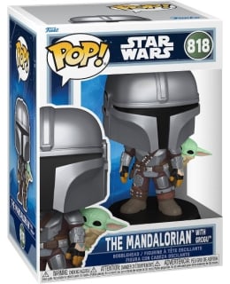 FUNKO POP VINYL SW M&G MANDO W/ GROGU Main Image
