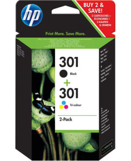 HP 301 INKT CARTRIDGE COMBO 2-PACK Main Image