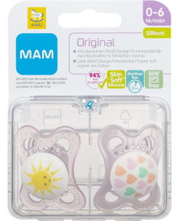 AINU MAM ORIGINAL SILIKONI 0-6 KK 2 KPL Main Image