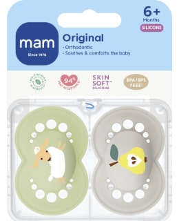 AINU MAM ORIG 0-6M 2PCS SILICONE TEAT Main Image
