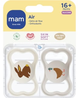 AINU MAM AIR 16+ 2PC SILICONE PACIFIER Main Image