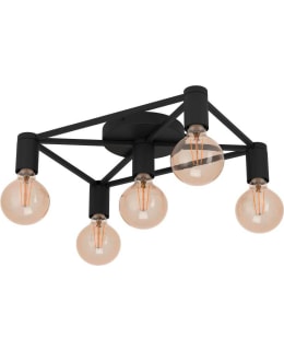 CEILING LAMP 5 PART SPEKE BLACK Main Image
