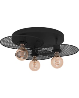 CEILING LAMP 3 PART IKESTON BLACK Main Image