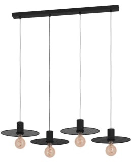 PENDANT LAMP 4 PART IKESTON BLACK Main Image