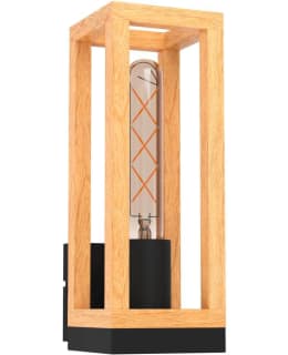 WALL LAMP NAFFERTON WOOD/BLACK Main Image
