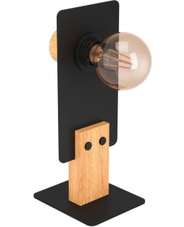 TABLE LAMP BRAMERTON WOOD/BLACK Main Image