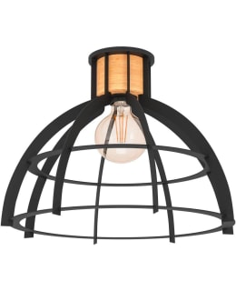 CEILING LAMP STILLINGTON BLACK/WOOD Main Image