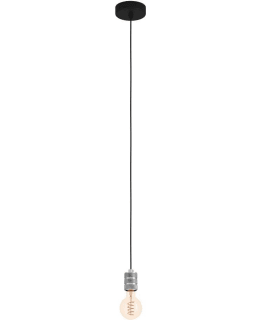 PENDANT LAMP YORTH MATTE SILVER/BLACK Main Image