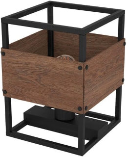 TABLE LAMP EVESHAM BLACK/BROWN Main Image