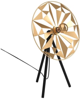 TABLE LAMP CASTANUELO GOLD/BLACK Main Image