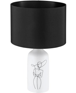 TABLE LAMP VINOZA WHITE/BLACK Main Image